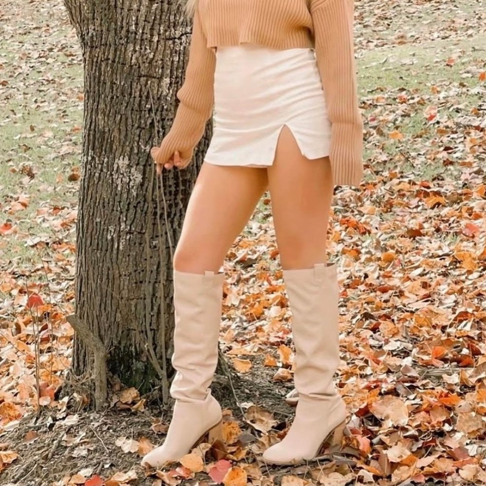 Skort with Side Slit